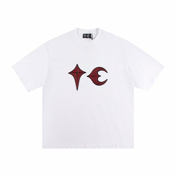 Thug Club White T Shirt With Distinctive Red Graphics - Picture 1 of 7